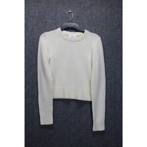 Wilfred Aritzia 100% Cashmere Cream Sweater Size Small